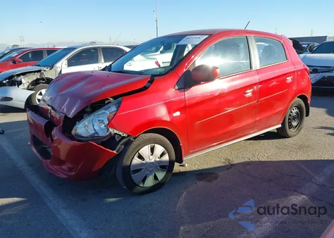 2015 Mitsubishi Mirage De from USA, damaged, VIN ML32A3HJXFH043102